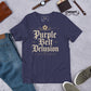 Purple Belt Delusion Unisex Graphic T-Shirt – Funny Brazilian Jiu Jitsu Shirt for Grapplers
