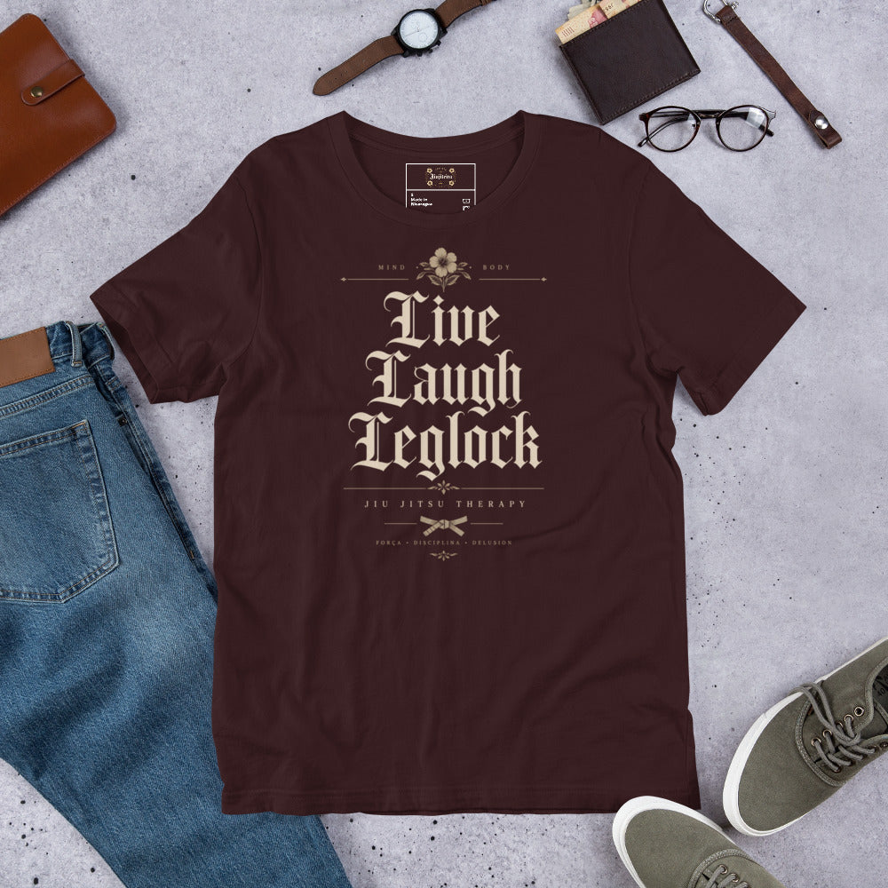 BJJ T-Shirt – Live Laugh Leglock – The Women of Jiujitsu