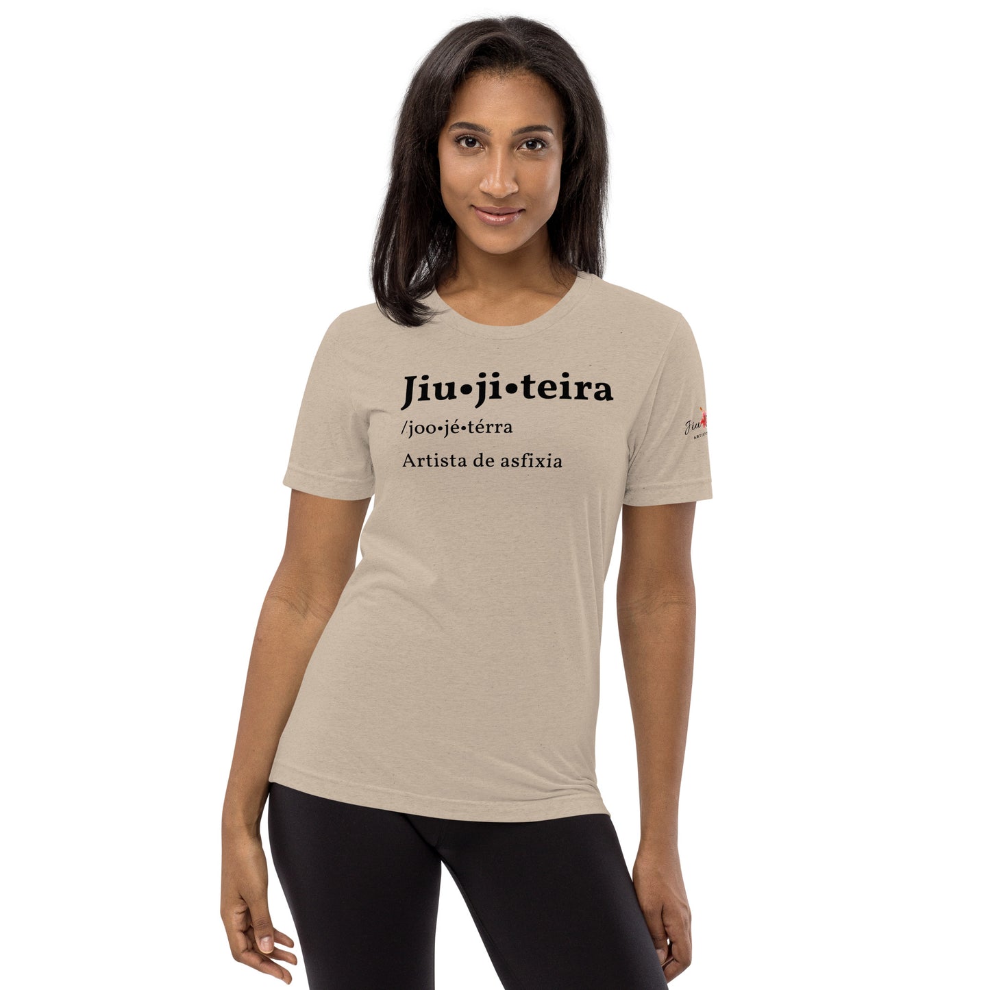 Short sleeve t-shirt vintage fitted - Jiujiteira Definition