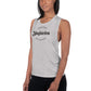 Ladies’ Muscle Tank- Jiujiteira Artista De Asfixia Black Logo