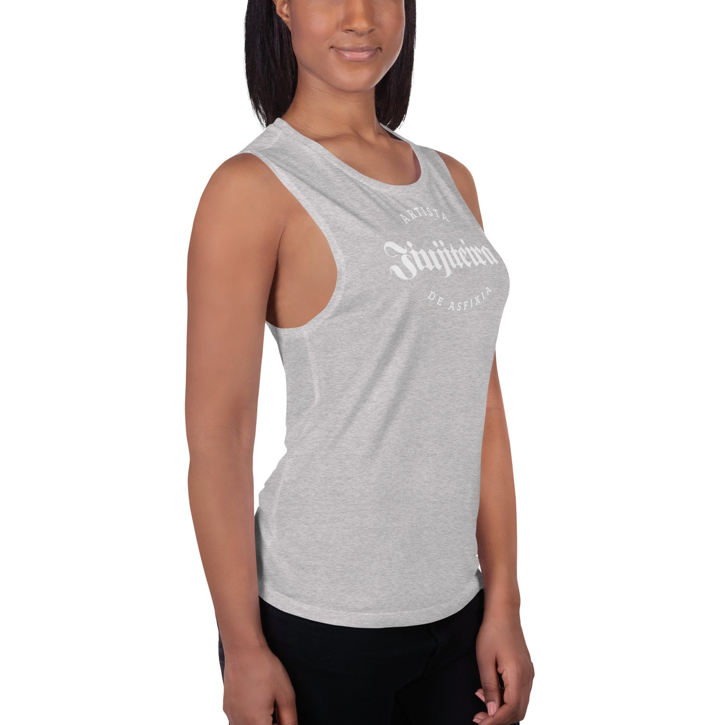 Ladies’ Muscle Tank- Jiujiteira Artista De Asfixia