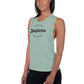 Ladies’ Muscle Tank- Jiujiteira Artista De Asfixia Black Logo