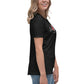 Women's Relaxed T-Shirt- Jiujiteira Floral Logo