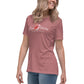 Women's Relaxed T-Shirt- Jiujiteira Floral Logo