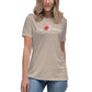 Women's Relaxed T-Shirt- Jiujiteira Floral Logo