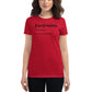 Women's short sleeve t-shirt- JiuJiteira Definition - The Women of Jiujitsu