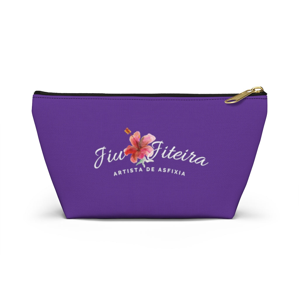 Accessory Pouch w T-bottom- JiuJiiteira Purple (rank) - The Women of Jiujitsu