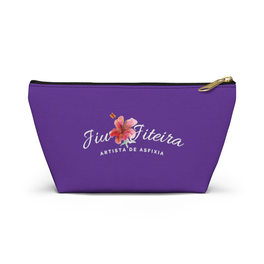 Accessory Pouch w T-bottom- JiuJiiteira Purple (rank) - The Women of Jiujitsu