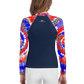 Youth Rash Guard sizes (8-14)- All American Girl Skull Patriotic Rash guard - The Women of Jiujitsu