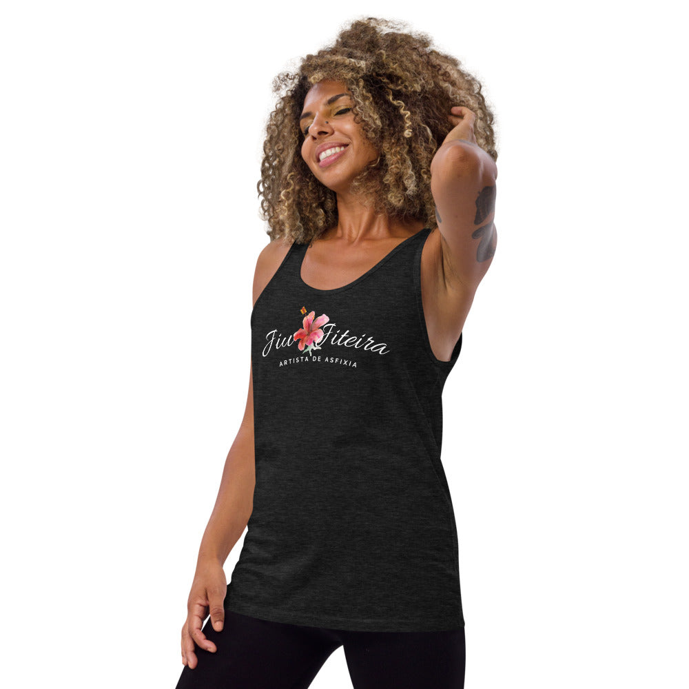 Unisex Tank Top- Jiujiteira White Logo - The Women of Jiujitsu