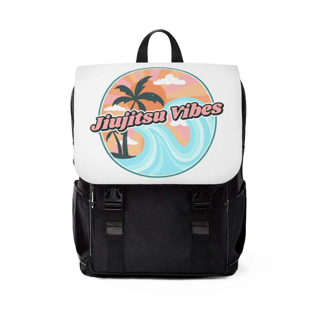 Unisex Casual Shoulder Backpack- JiuJitsu Vibes - The Women of Jiujitsu