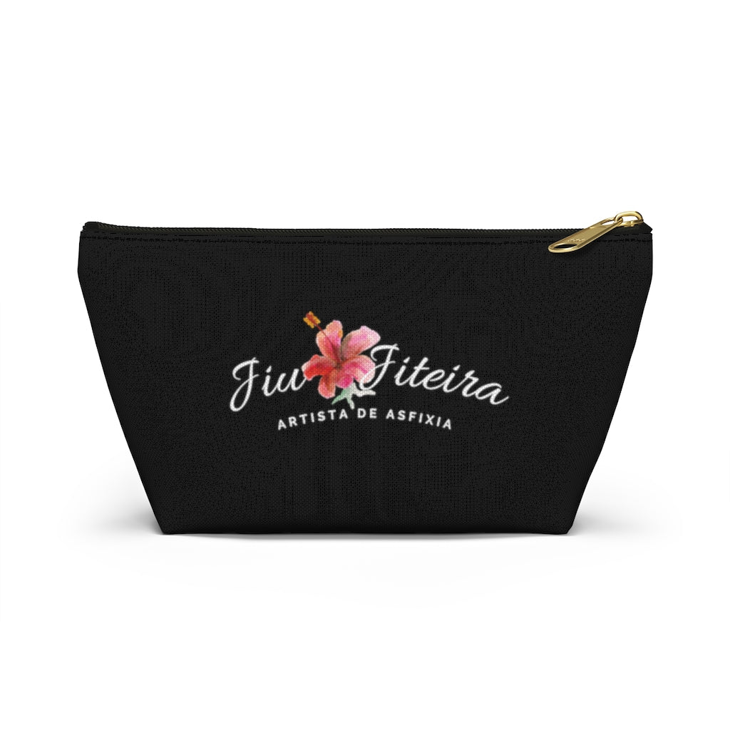 Accessory Pouch w T-bottom- JiuJiiteira Black (rank) - The Women of Jiujitsu