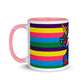 Mug with Color Inside- Jiujitsucorn Rainbow - The Women of Jiujitsu
