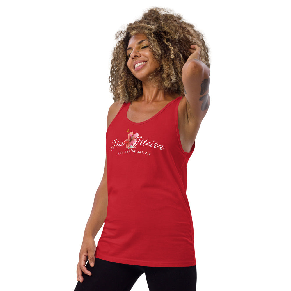 Unisex Tank Top- Jiujiteira White Logo - The Women of Jiujitsu