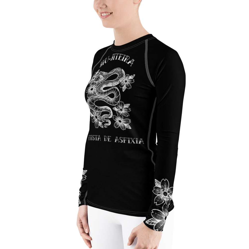 Women's Rash Guard- JiuJiteira Tattoo Ink Rash Guard - The Women of Jiujitsu