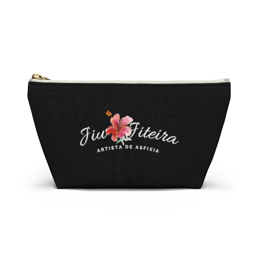 Accessory Pouch w T-bottom- JiuJiiteira Black (rank) - The Women of Jiujitsu