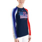 Women's Rash Guard- 4th of July Independence Day Straight Out Of Merica - The Women of Jiujitsu
