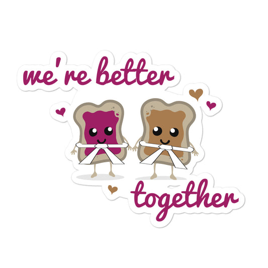 Bubble-free stickers-We Are Better Together copy - The Women of Jiujitsu