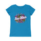 Girls Princess Tee- JiuJitsu Love Neon Leopard - The Women of Jiujitsu