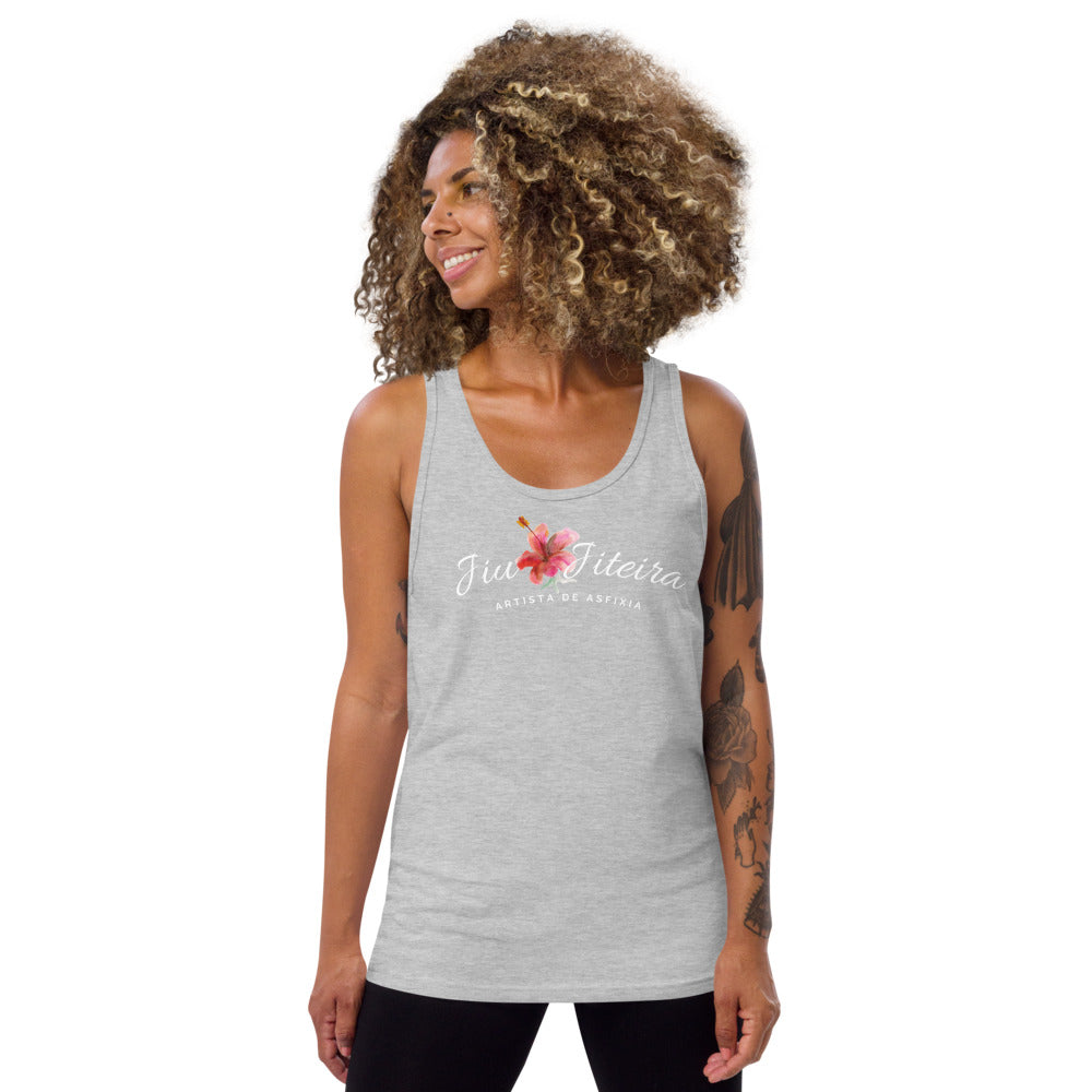 Unisex Tank Top- Jiujiteira White Logo - The Women of Jiujitsu