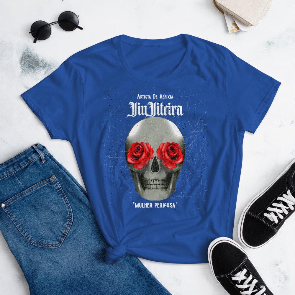 Women's short sleeve t-shirt- Tattoo Art MULHER PERIGOSA - The Women of Jiujitsu