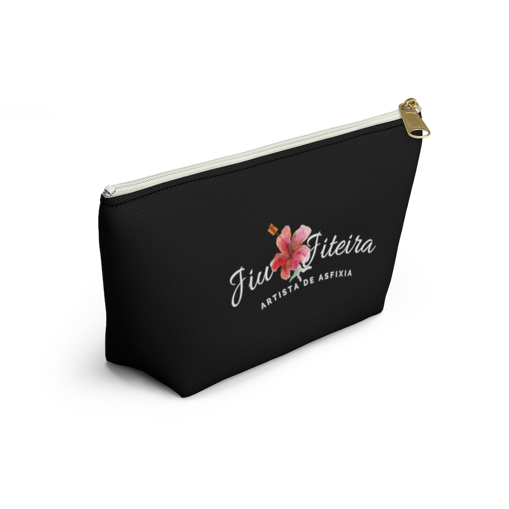 Accessory Pouch w T-bottom- JiuJiiteira Black (rank) - The Women of Jiujitsu