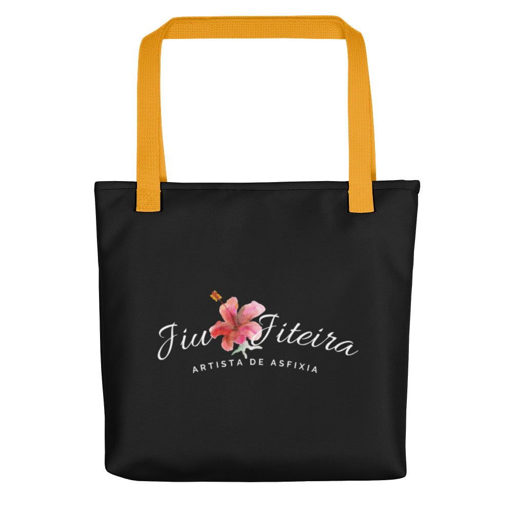 Tote bag- JiuJiteira Artista De Asfixia Logo White - The Women of Jiujitsu