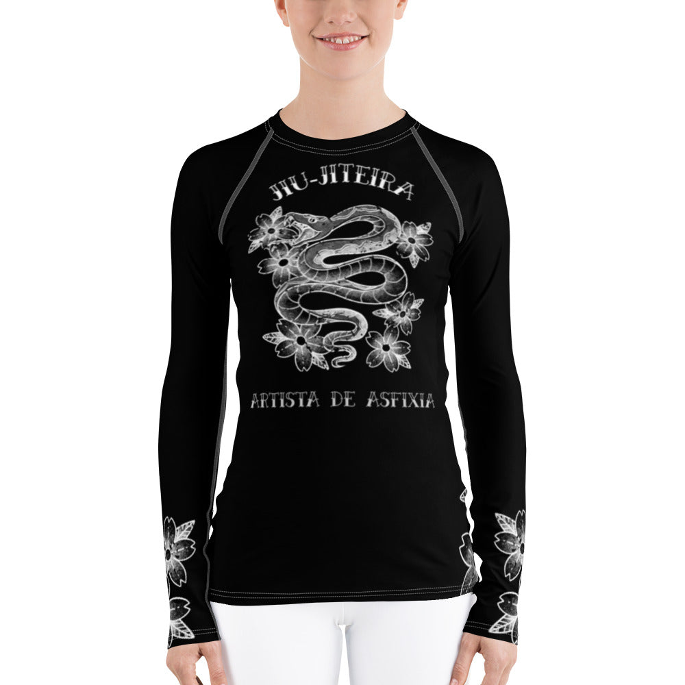 Women's Rash Guard- JiuJiteira Tattoo Ink Rash Guard - The Women of Jiujitsu