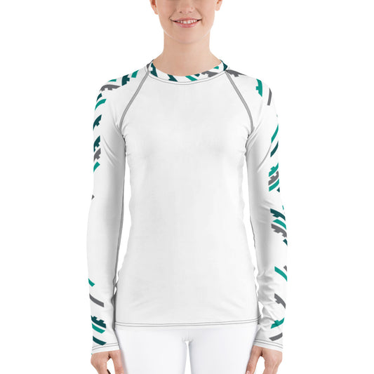 Rash Guard Feminina - Tribal JiuJiteira Branca