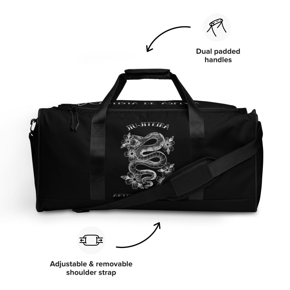 Duffle bag- Jiujiteira Tattoo Snake - The Women of Jiujitsu