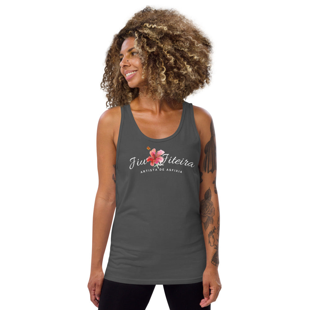 Unisex Tank Top- Jiujiteira White Logo - The Women of Jiujitsu