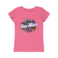 Girls Princess Tee- JiuJitsu Love Neon Leopard - The Women of Jiujitsu