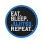 Embroidered patches- Eat Sleep Jiujitsu Repeat - The Women of Jiujitsu