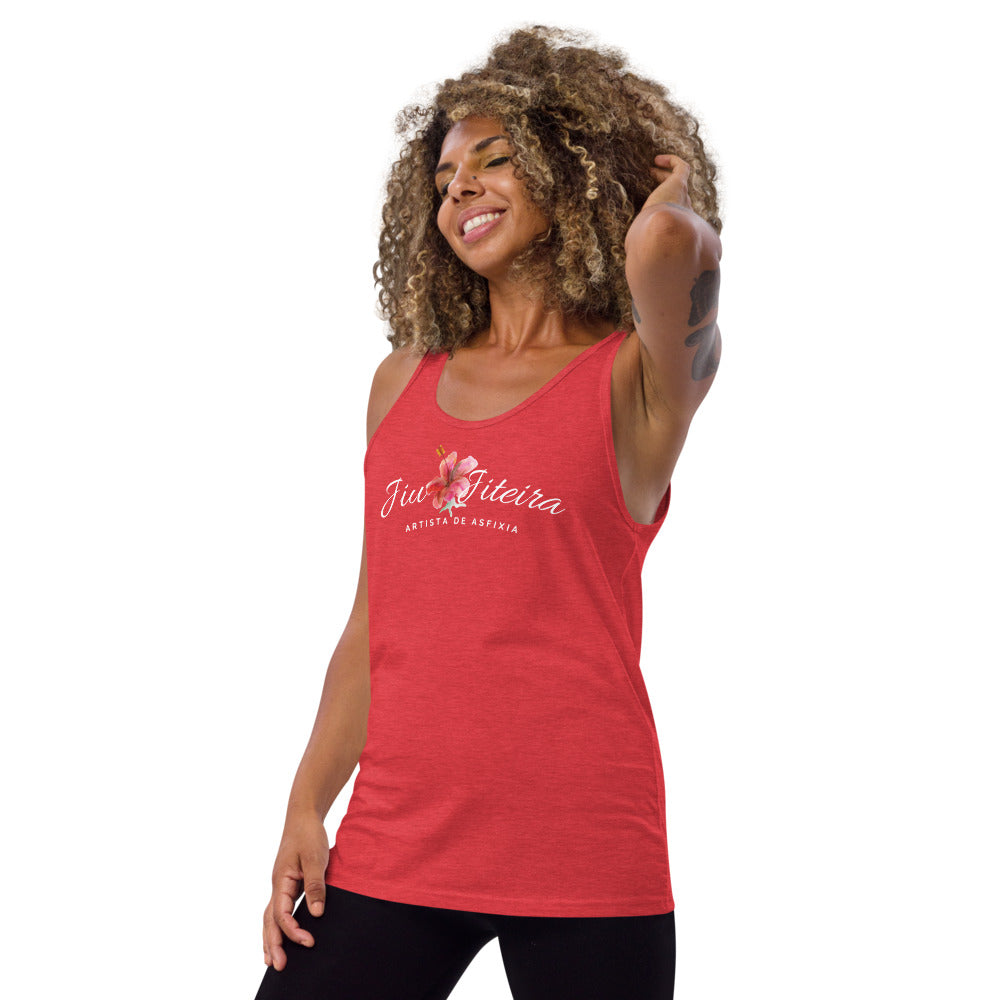 Unisex Tank Top- Jiujiteira White Logo - The Women of Jiujitsu