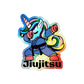 Holographic Die-cut Stickers- Brazilian Jiujitsu Black Belt Unicorn - The Women of Jiujitsu