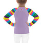 Kids Rash Guards Size 2T-7- Rainbow Jiujitsucorn - The Women of Jiujitsu
