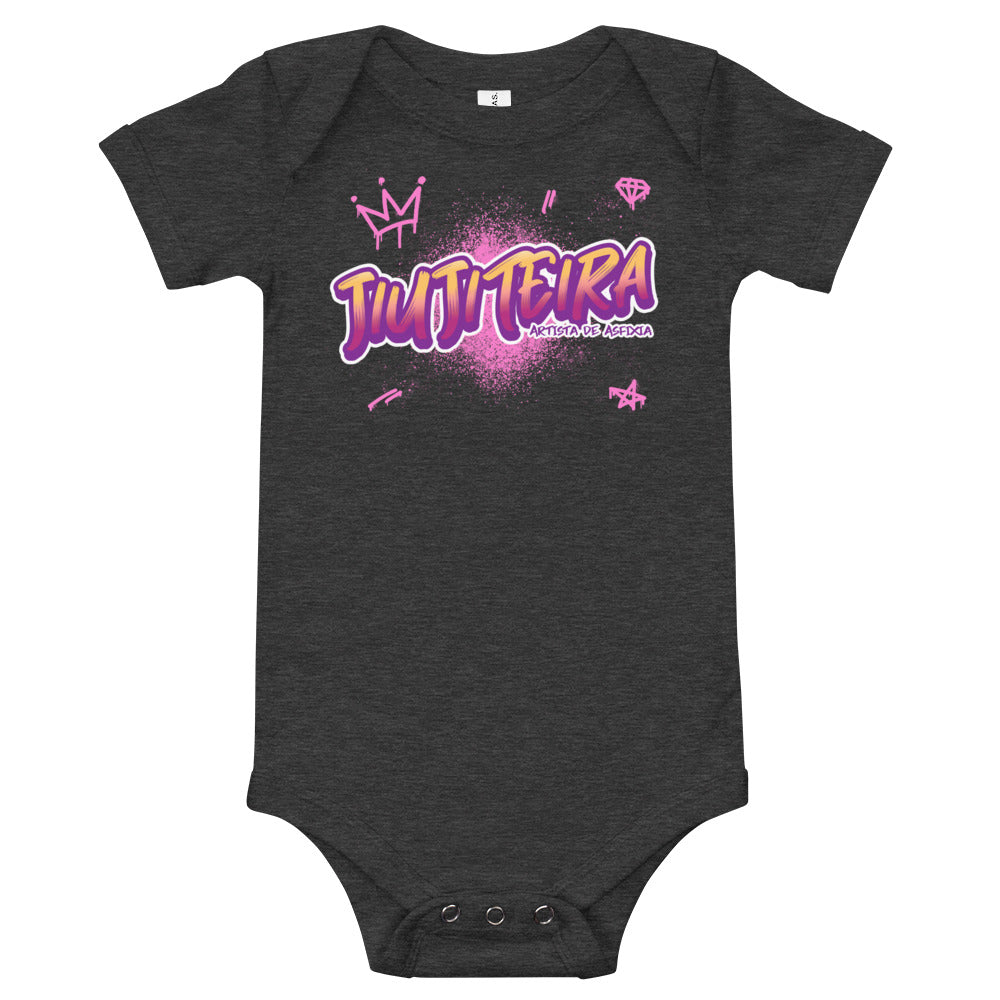 Baby Onesie- JiuJiteira Grafitti art - The Women of Jiujitsu