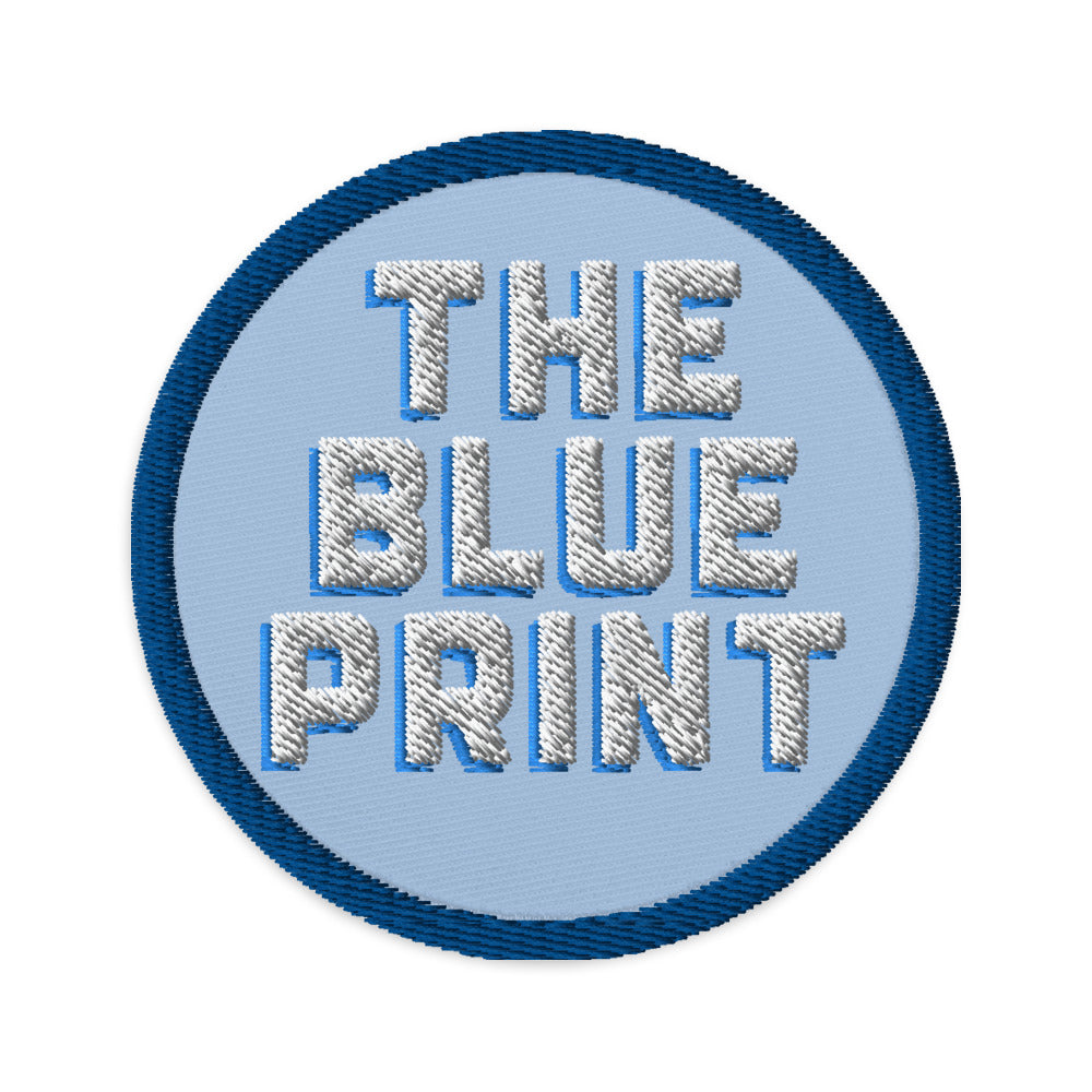 Embroidered patches- The Blue Print iron-on, sew-on, embroidered patch - The Women of Jiujitsu