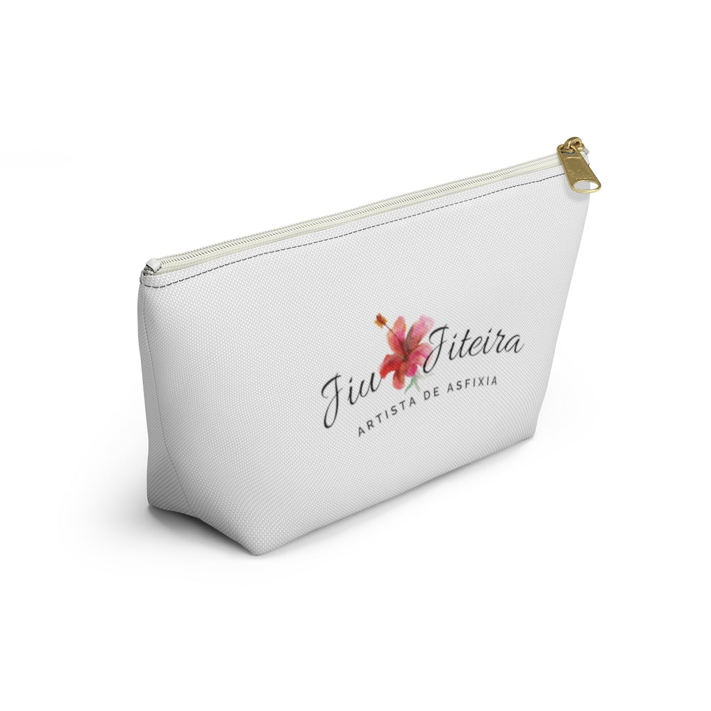 Accessory Pouch w T-bottom- JiuJiiteira White (rank) - The Women of Jiujitsu