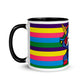 Mug with Color Inside- Jiujitsucorn Rainbow - The Women of Jiujitsu