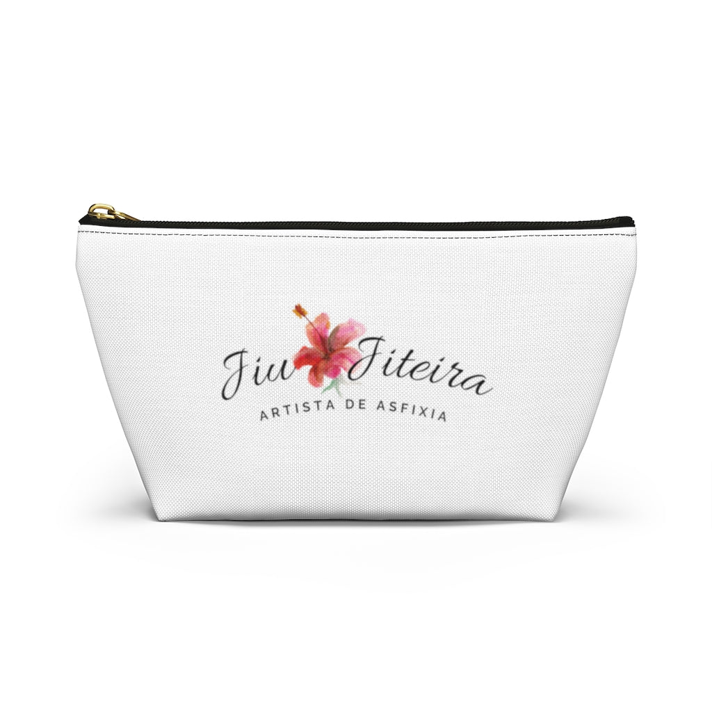 Accessory Pouch w T-bottom- JiuJiiteira White (rank) - The Women of Jiujitsu