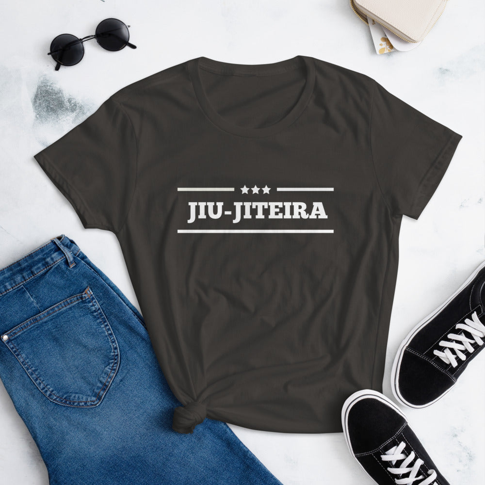 Women's short sleeve t-shirt- Military JiuJiteira - The Women of Jiujitsu