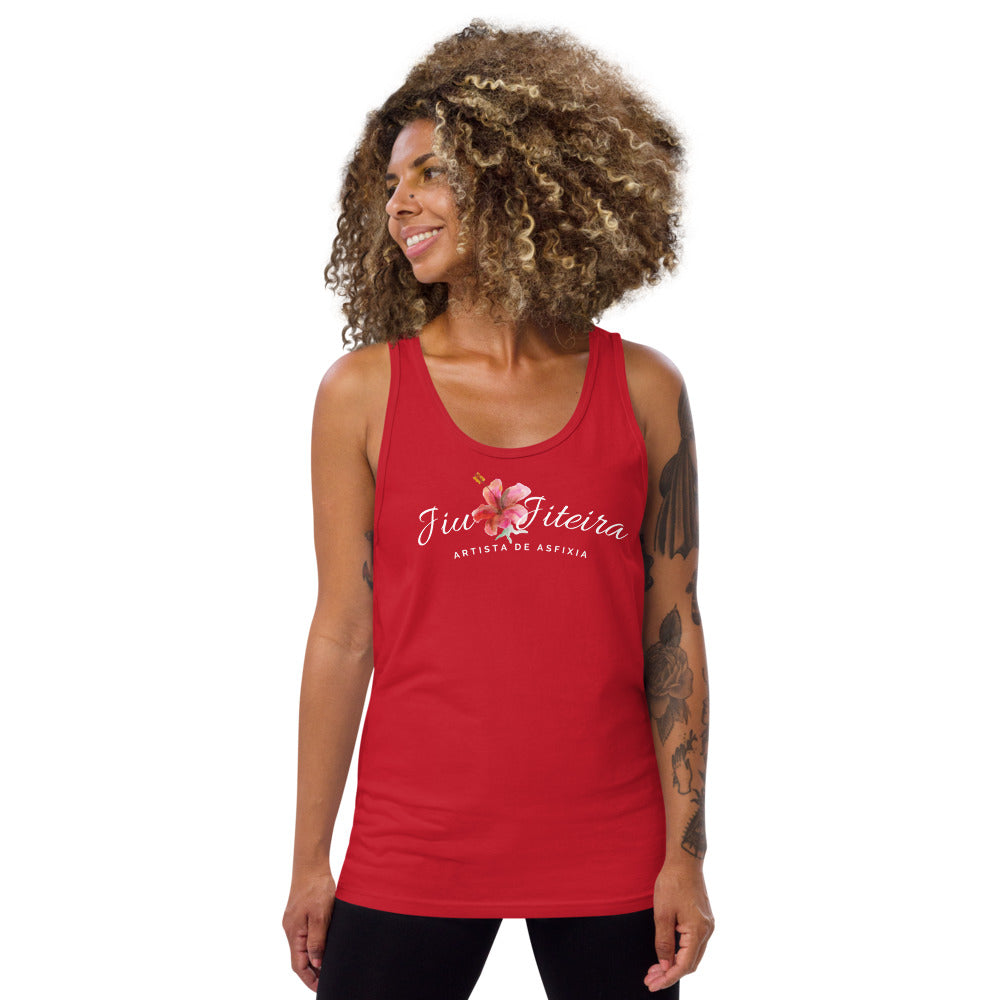 Unisex Tank Top- Jiujiteira White Logo - The Women of Jiujitsu