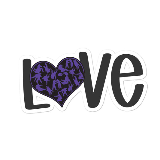 Bubble-free stickers-JiuJitsu Love