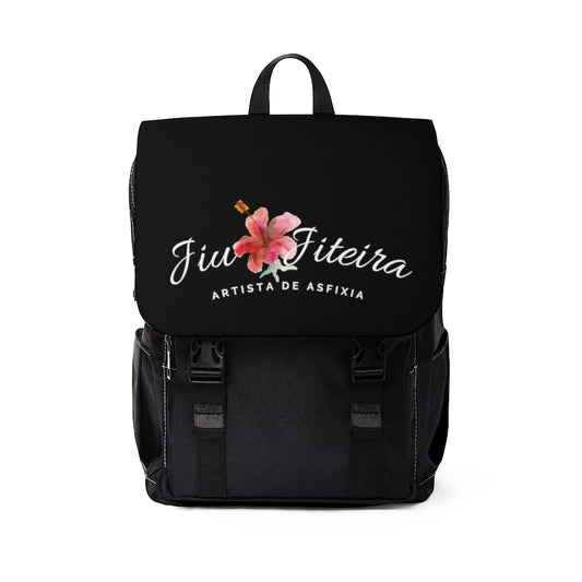 Unisex Casual Shoulder Backpack- JiuJiteira Artista De Asfixa Logo - The Women of Jiujitsu