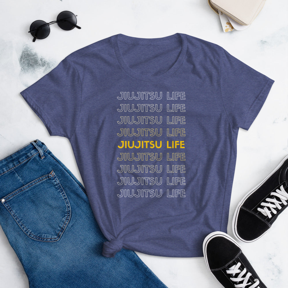 Women's short sleeve t-shirt- JiuJitsu Life - The Women of Jiujitsu