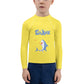 Rash Guards para niños talla 2T-7 - Jiujitsu Shark, color de seguridad amarillo