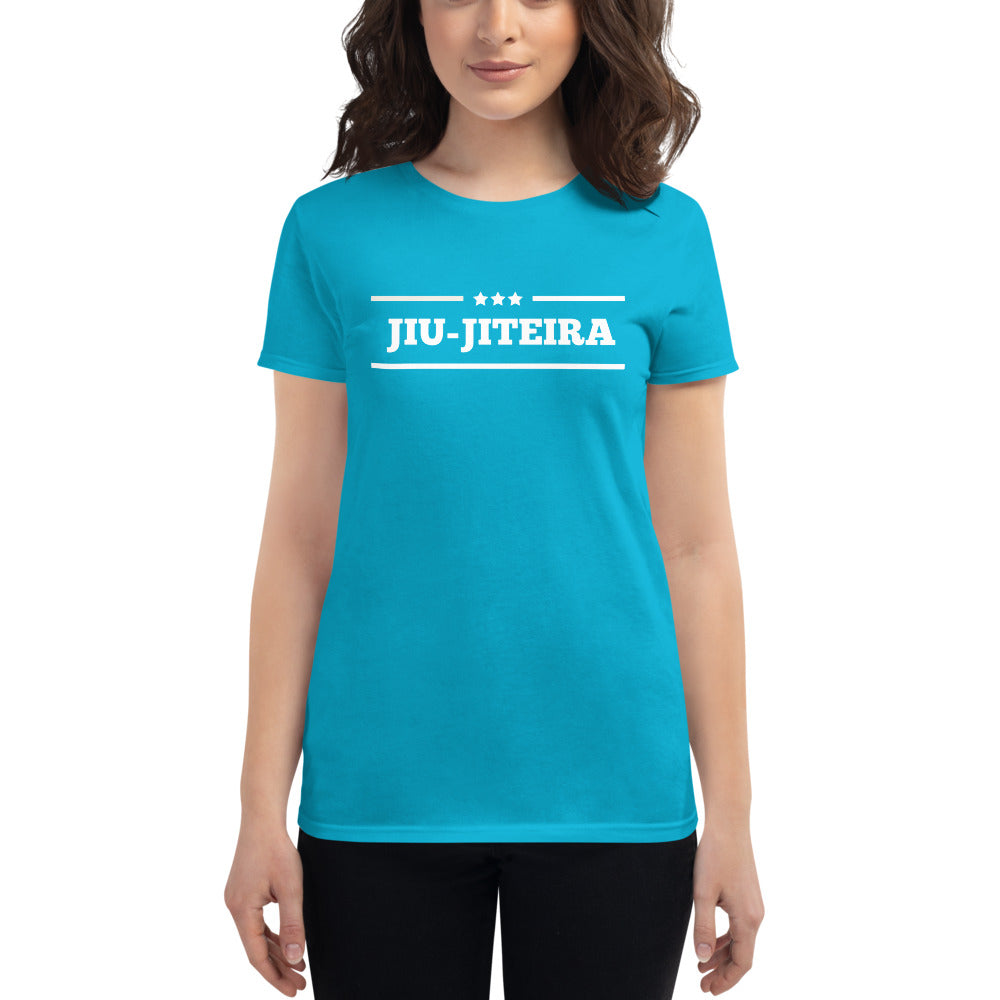 Women's short sleeve t-shirt- Military JiuJiteira - The Women of Jiujitsu