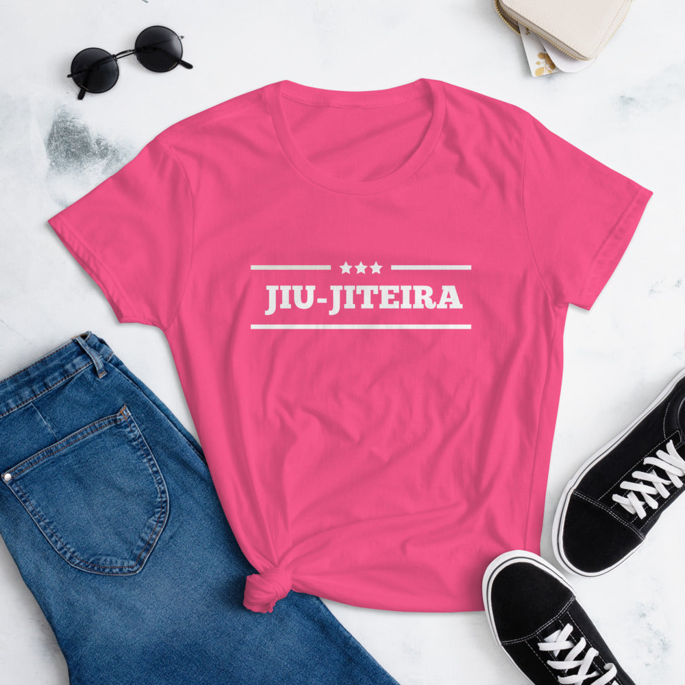 Women's short sleeve t-shirt- Military JiuJiteira - The Women of Jiujitsu