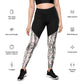 Sports Leggings- Jiu-jiteira Pink Snake - The Women of Jiujitsu